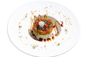 Tartar Tuna with rice